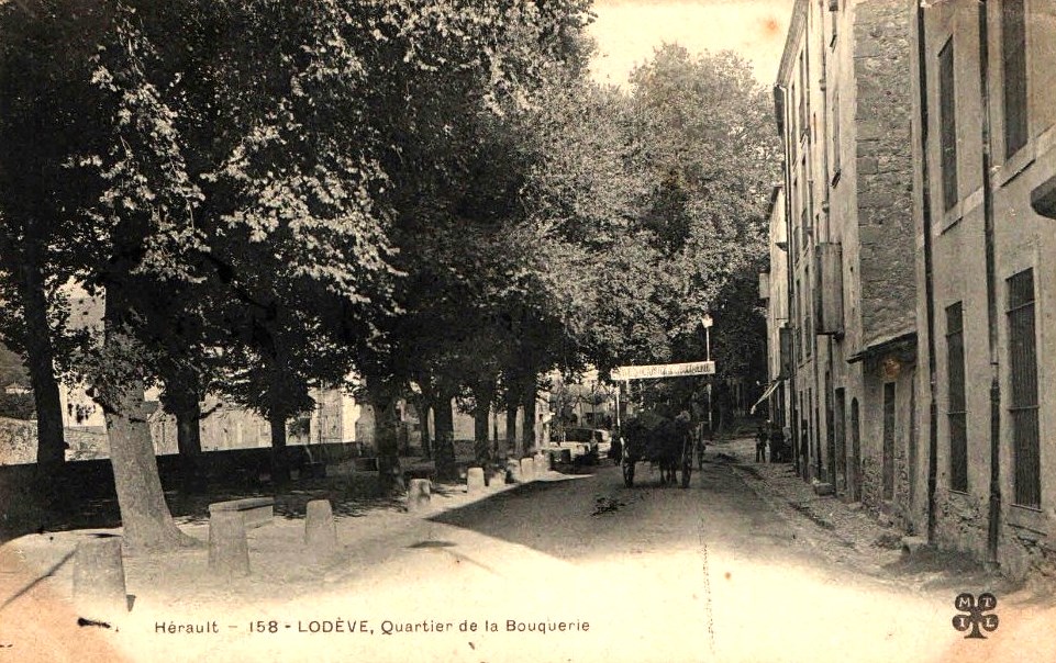 Lodève (Hérault) Le quartier de la Bouquerie CPA