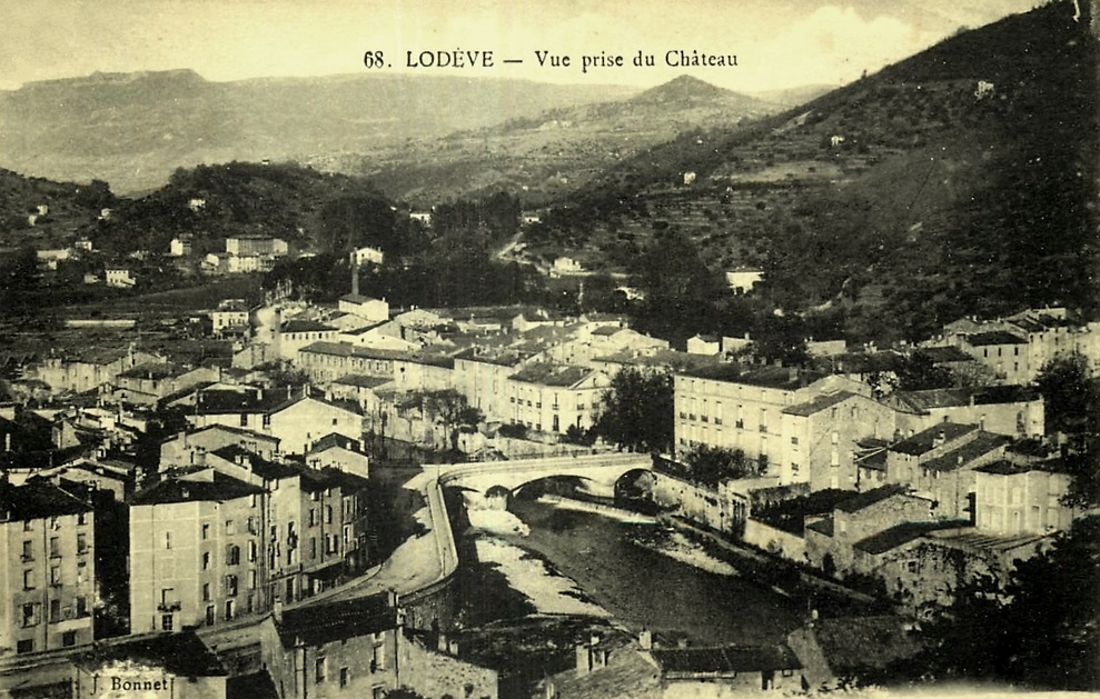 Lodève (Hérault) Vue générale CPA