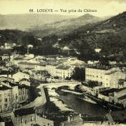 Lodève (Hérault) Vue générale CPA