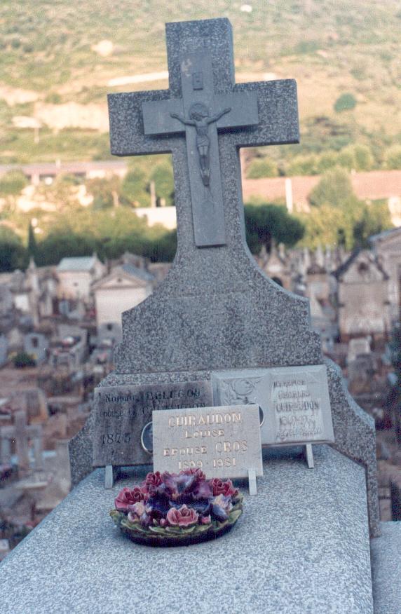 Cimetière de Lodève, la tombe de la famille Guiraudon