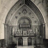 Longpont (Aisne) La chapelle et l'autel du bienheureux