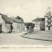 Longpont sur orge essonne la mairie cpa