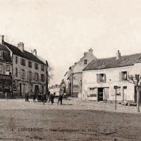 Longpont sur orge essonne la rue conduisant au mesnil cpa