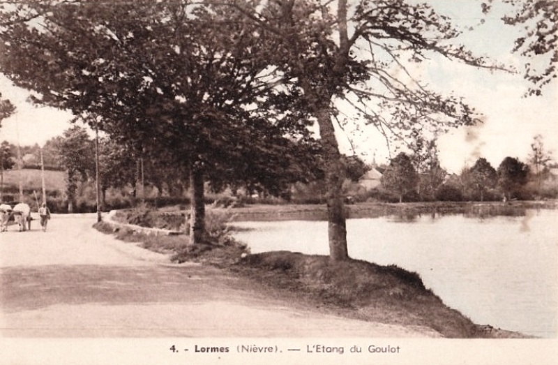 Lormes (Nièvre) L'étang du Goulot CPA