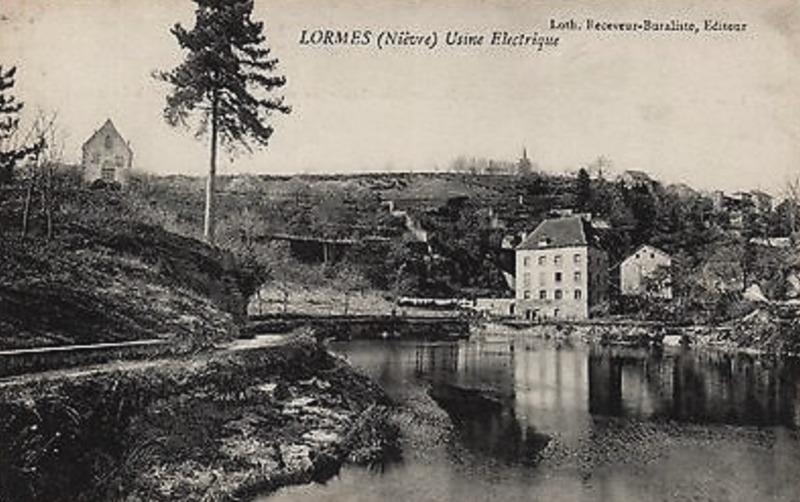 Lormes (Nièvre) L'usine électrique CPA