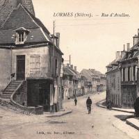 La route d'Avallon CPA