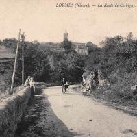 La route de Corbigny CPA