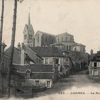 La rue de l'église CPA