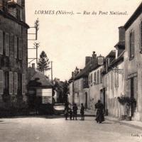 La rue du Pont National CPA