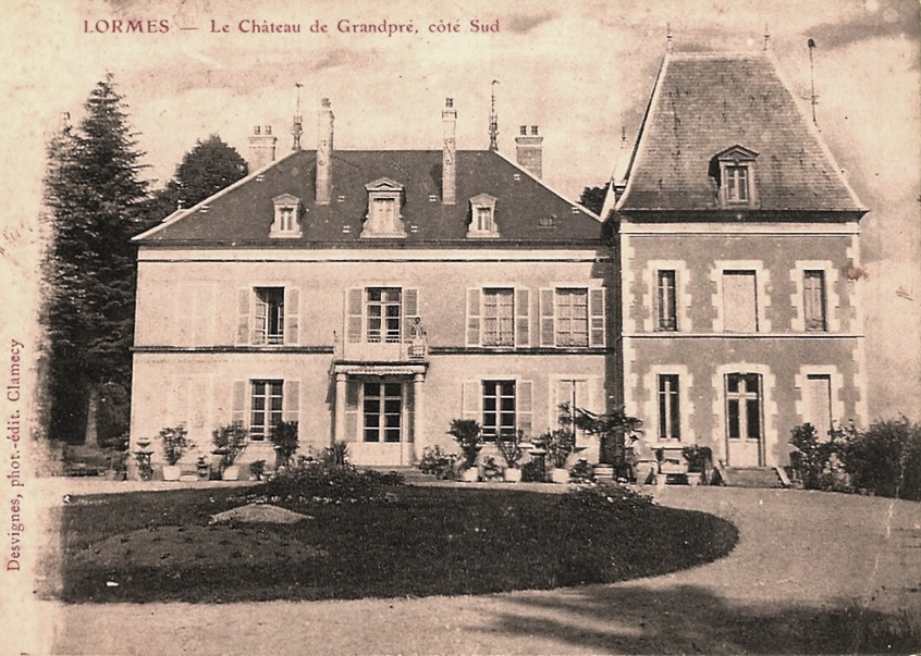 Lormes (Nièvre) Le château de Grandpré CPA