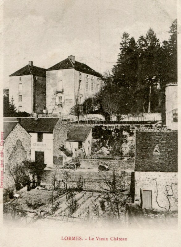 Lormes (Nièvre) Le vieux château CPA