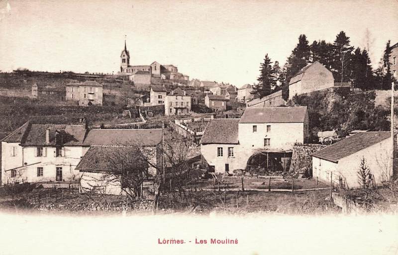 Lormes (Nièvre) Les moulins CPA