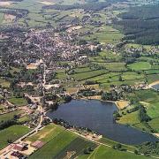 Lormes (Nièvre) Vue aérienne