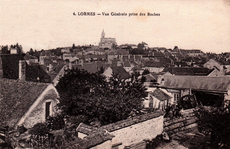 Lormes (Nièvre) Vue générale CPA