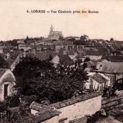 Lormes (Nièvre) Vue générale CPA