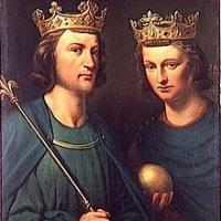 Louis III et Carloman, ses fils de sa première épouse, Ansgarde de Bourgogne