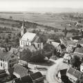 Lupstein 67 l eglise saint quentin et la place cpa