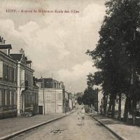 L'avenue de la gare CPA