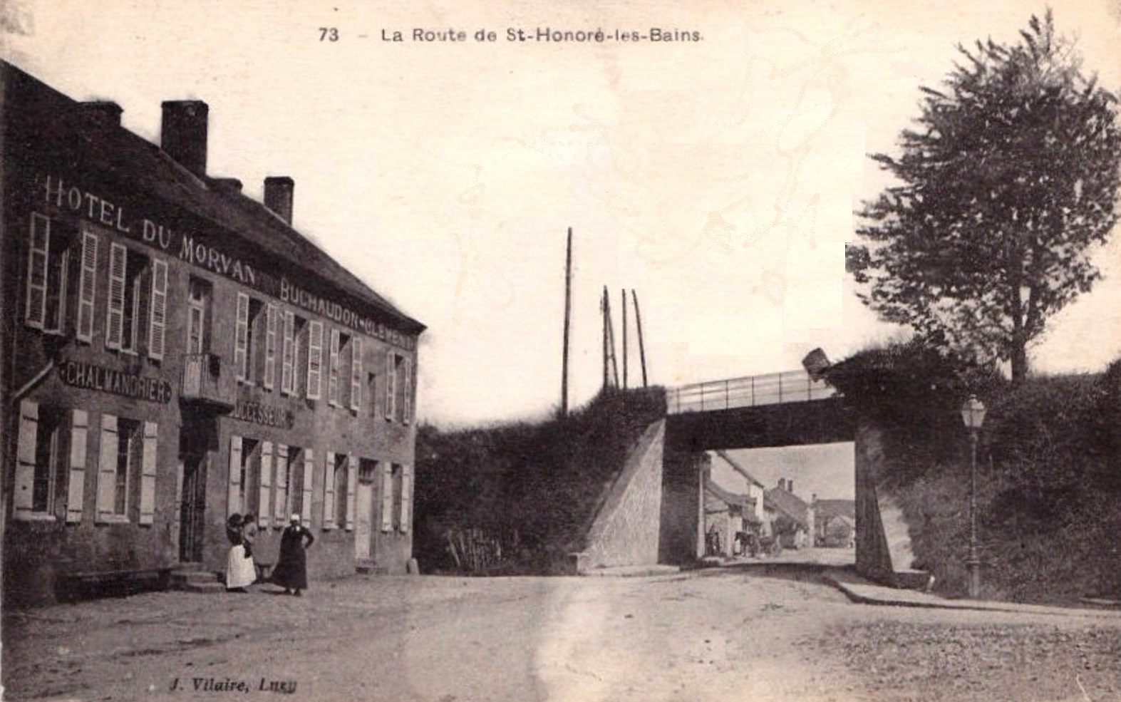 Luzy (Nièvre) L'Hôtel du Morvan CPA