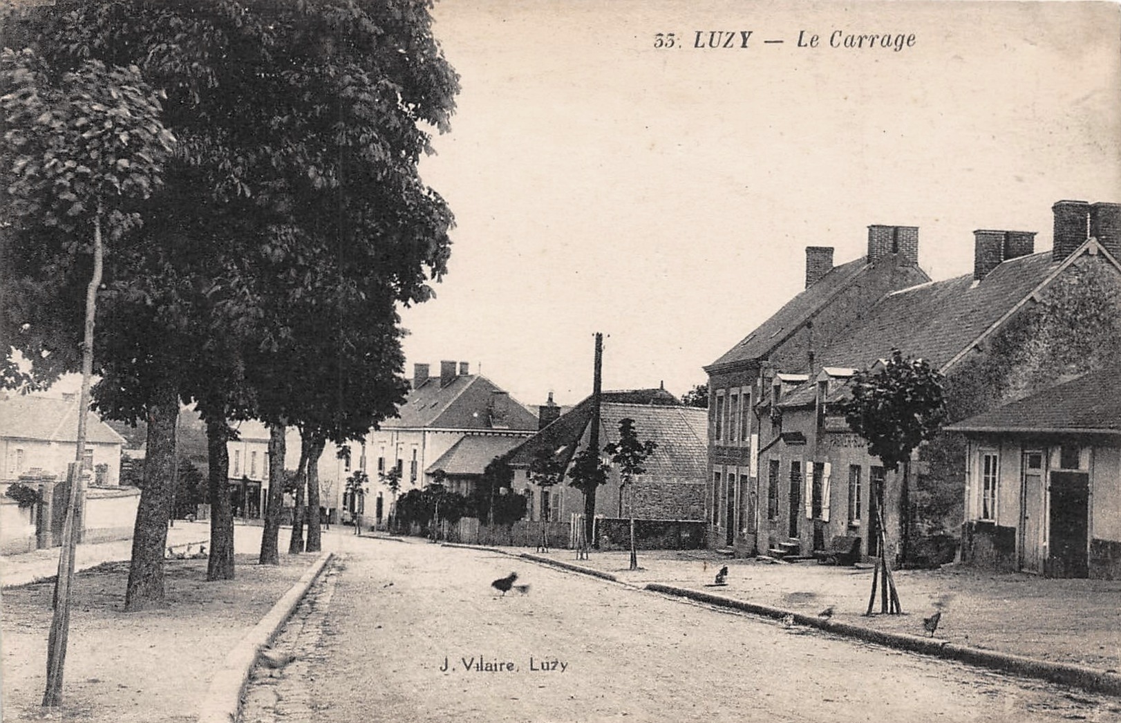 Luzy (Nièvre) Le carrage CPA