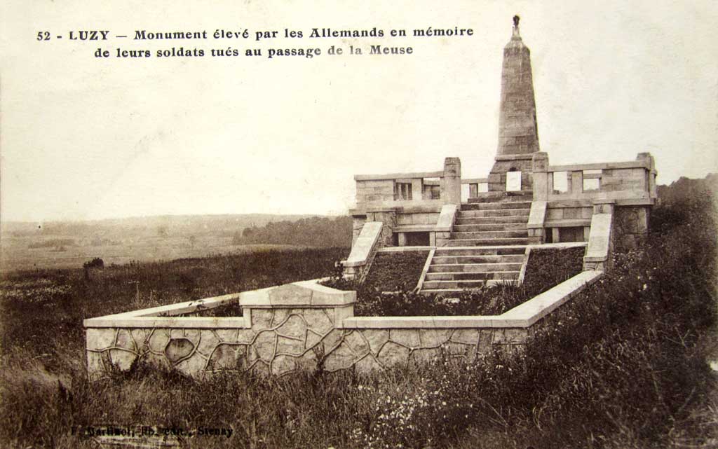 Luzy-Saint-Martin (Meuse) Le mémorial allemand CPA