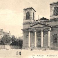 Mâcon (71) Eglise Saint-Vincent CPA