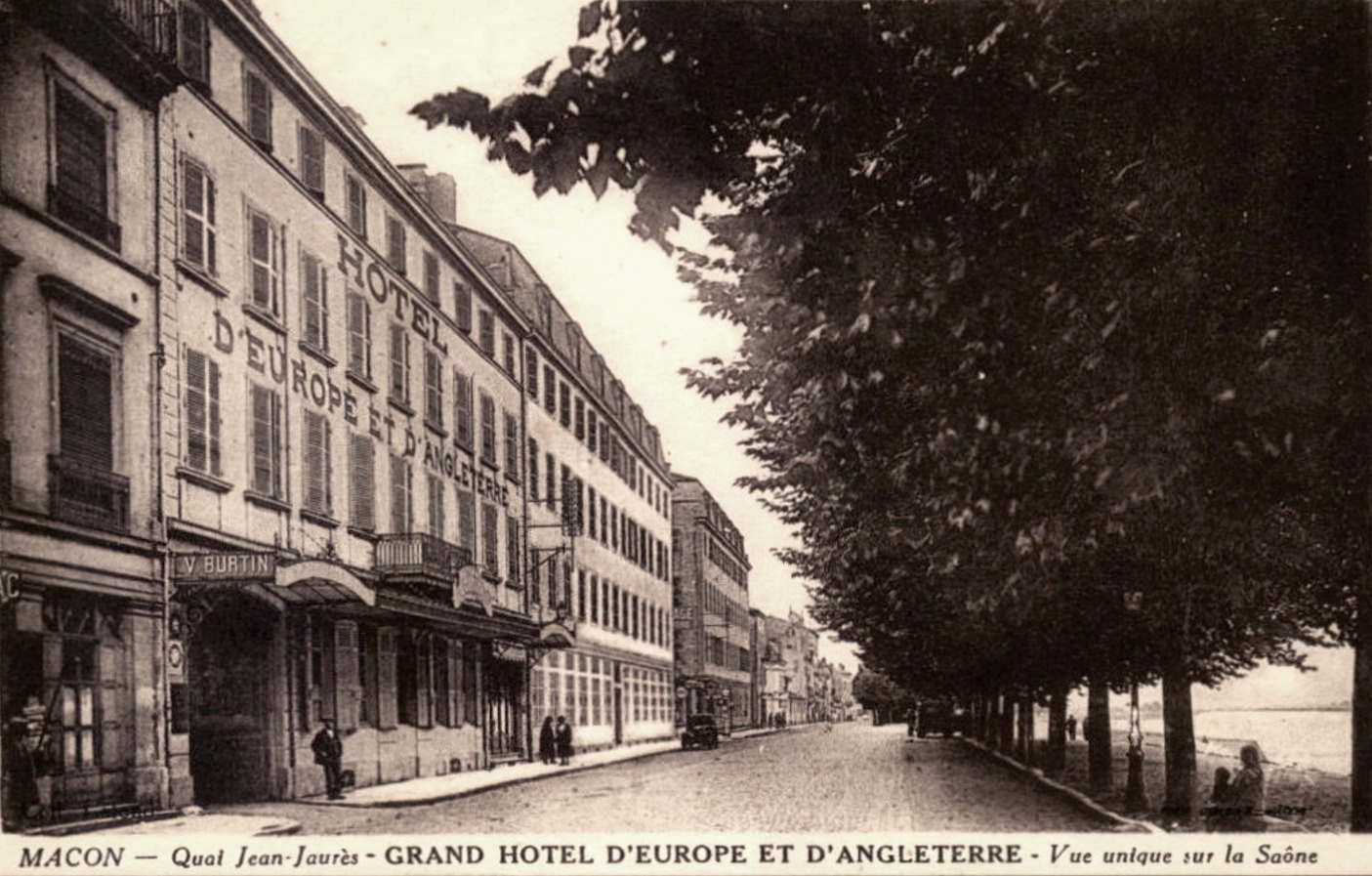 Mâcon (71) Hôtel d'Europe et d'Angleterre CPA