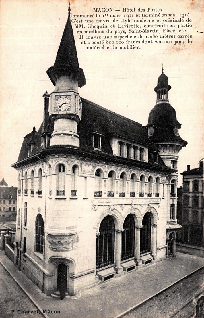 Mâcon (71) Hôtel des Postes CPA