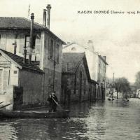 Mâcon (71) Inondations 1910 CPA