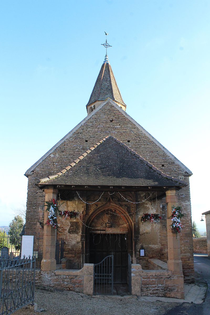 Mâcon (71) Loché, église Saint Jean l'Evangéliste