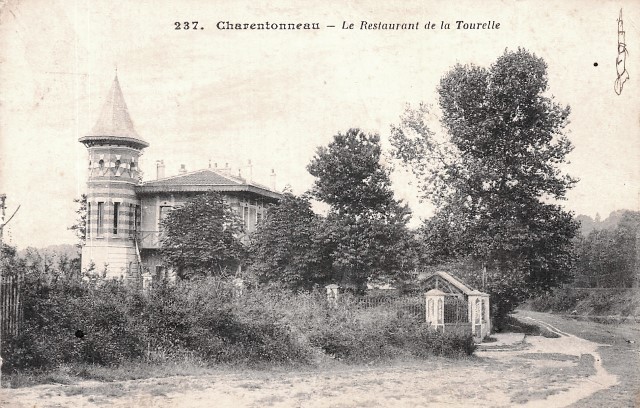 Maisons alfort val de marne charentonneau le restaurant de la tourelle cpa