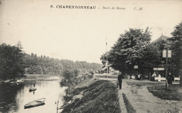 Maisons alfort val de marne charentonneau les bords de marne cpa