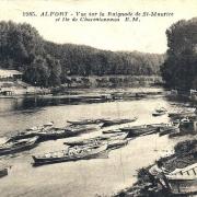 Maisons alfort val de marne charentonneau lile et a baignade saint maurice cpa