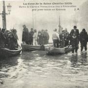 Maisons alfort val de marne crue de la seine 1910 cpa