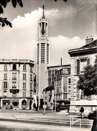 Maisons alfort val de marne l eglise sainte agnes cpa