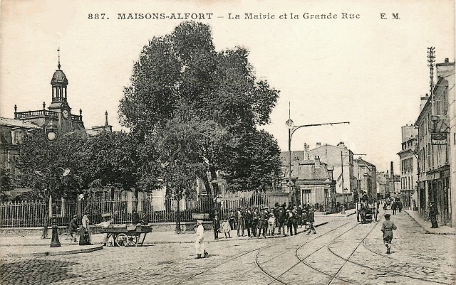 Maisons alfort val de marne l hotel de ville cpa