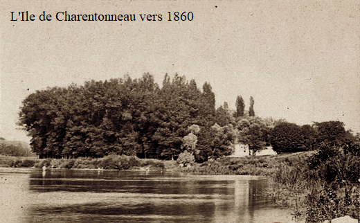 Maisons alfort val de marne l ile de charentonneau vers 1860