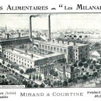 Maisons alfort val de marne l usine pates alimentaires les milanaises cpa