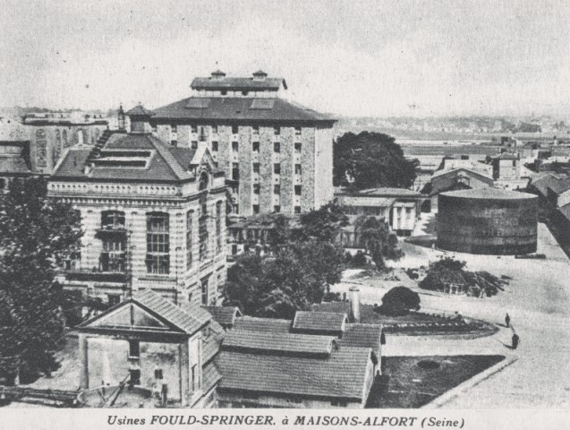 Maisons alfort val de marne l usine springer cpa