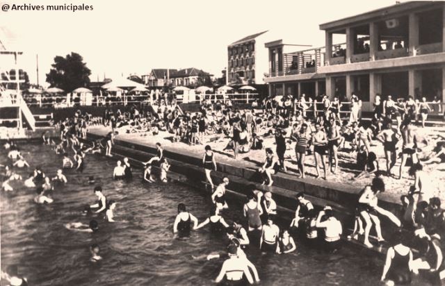 Maisons alfort val de marne la baignade en 1932 cpa