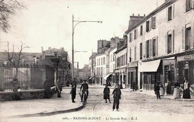 Maisons alfort val de marne la grande rue cpa