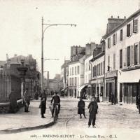 Maisons alfort val de marne la grande rue cpa