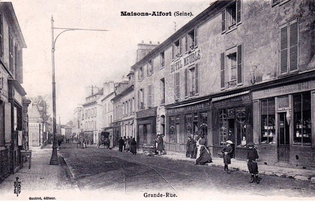 Maisons alfort val de marne la grande rue cpa