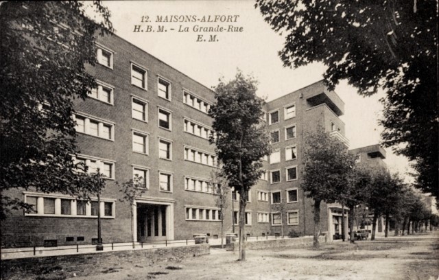 Maisons alfort val de marne la grande rue cpa