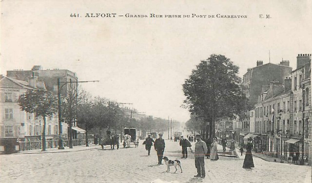 Maisons alfort val de marne la grande rue cpa