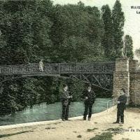 Maisons alfort val de marne la passerelle du moulin brule cpa