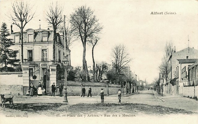 Maisons alfort val de marne la place des 7 arbres cpa