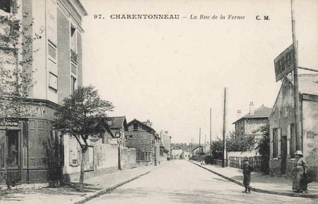 Maisons alfort val de marne la rue de la ferme cpa