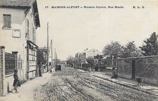 Maisons alfort val de marne la rue hoche cpa