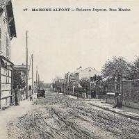 Maisons alfort val de marne la rue hoche cpa